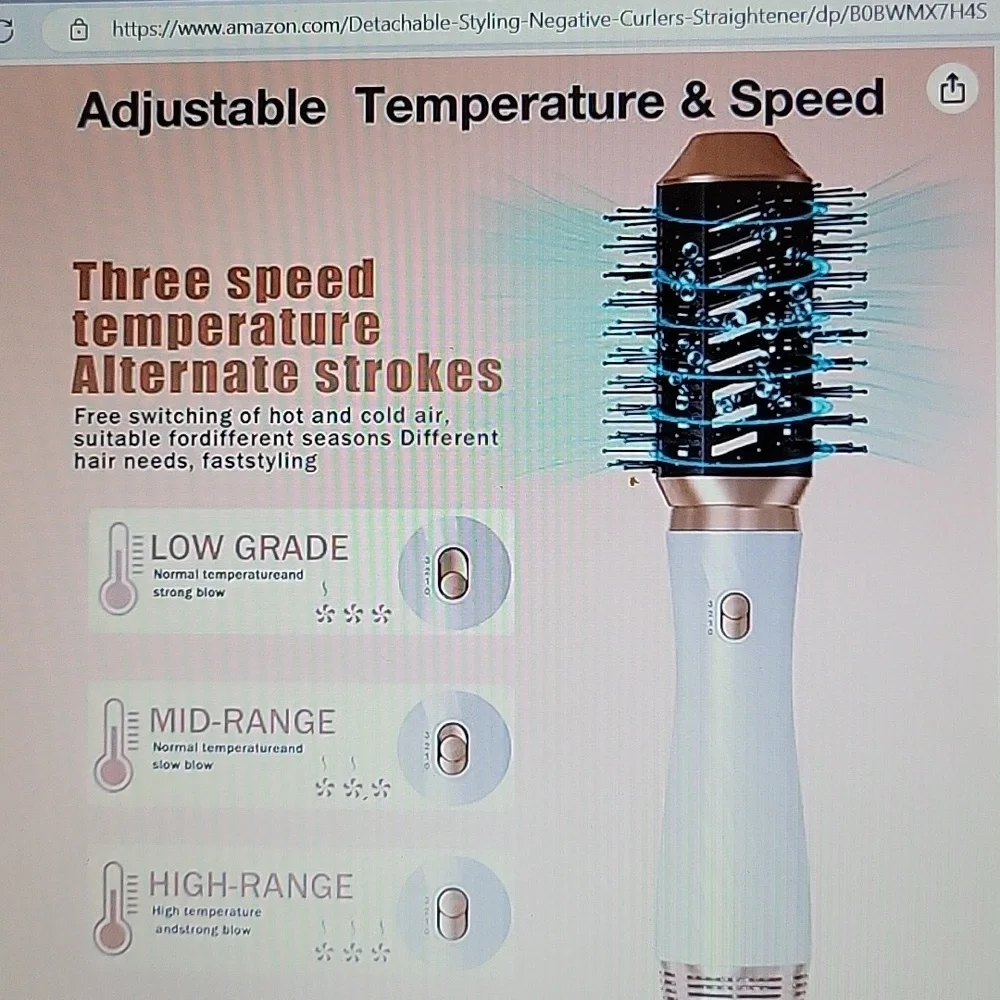 Ukliss 6 in 1 multi function hair styler Salon grade 360° swivel cord New in boX